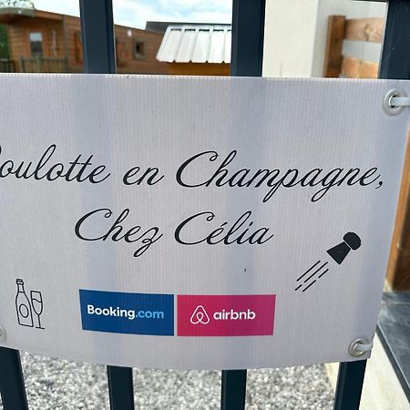 הוילה Fleury-la-Riviere Chez Celia, Roulotte En Champagne מראה חיצוני תמונה